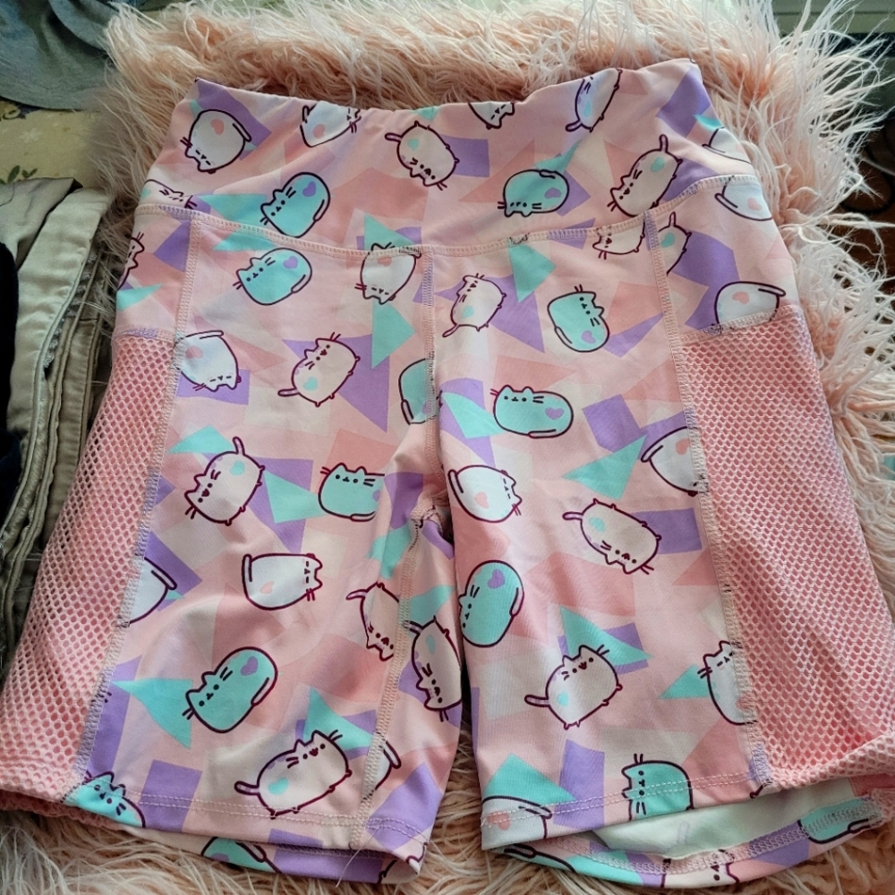 Pusheeen Athleisure Shorts